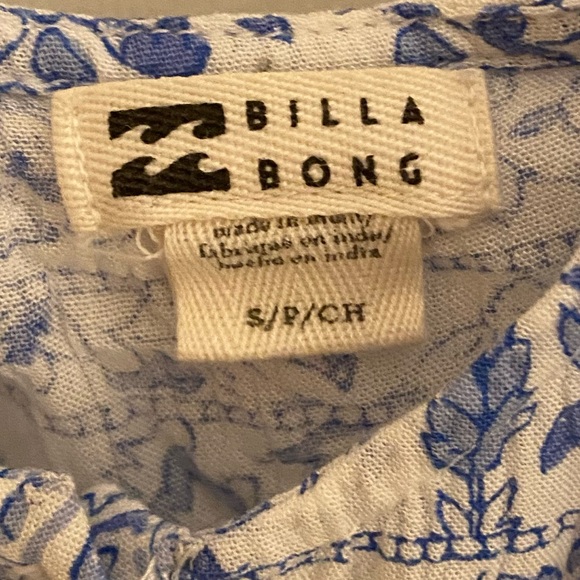 Blue and White Billabong dress mini - Picture 2 of 4